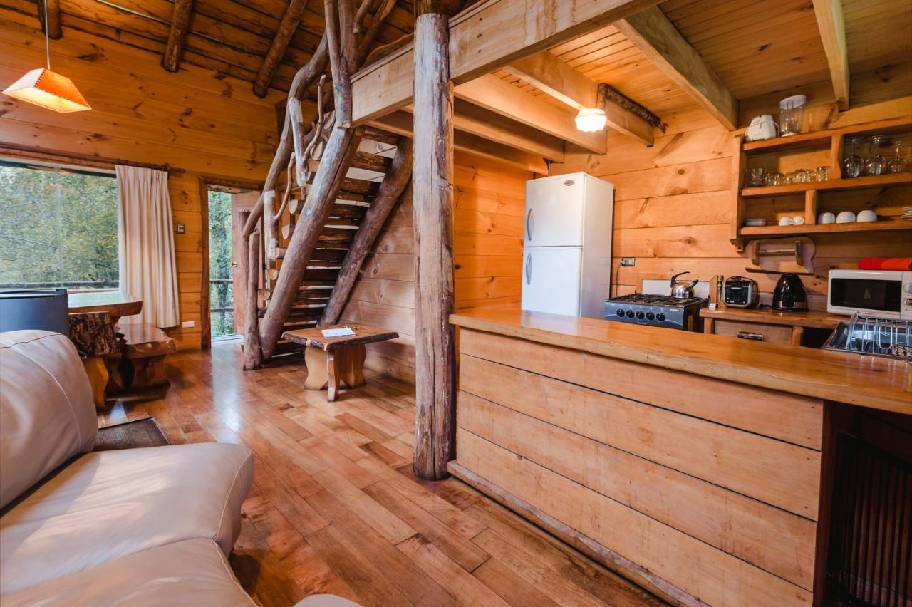 Huilo Huilo Cabanas Del Bosque Puerto Fuy Luaran gambar