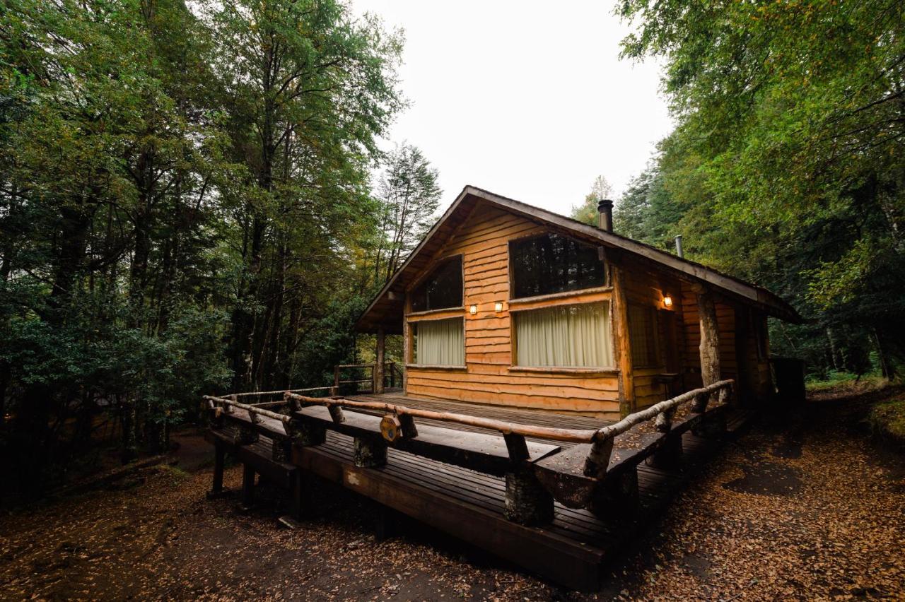 Huilo Huilo Cabanas Del Bosque Puerto Fuy Luaran gambar