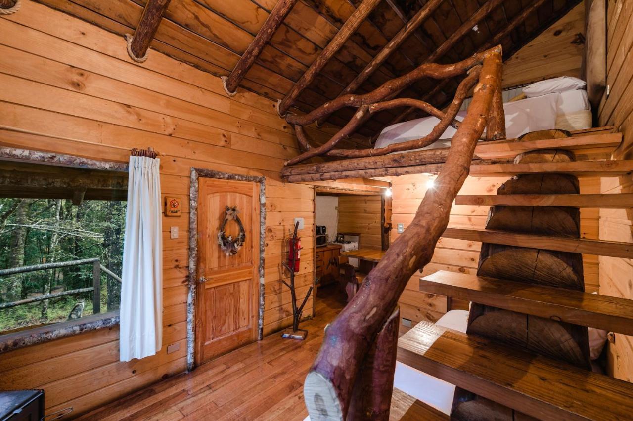 Huilo Huilo Cabanas Del Bosque Puerto Fuy Luaran gambar